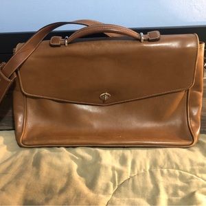 Coach Leather Messenger Bag Men’s/Women’s Brown